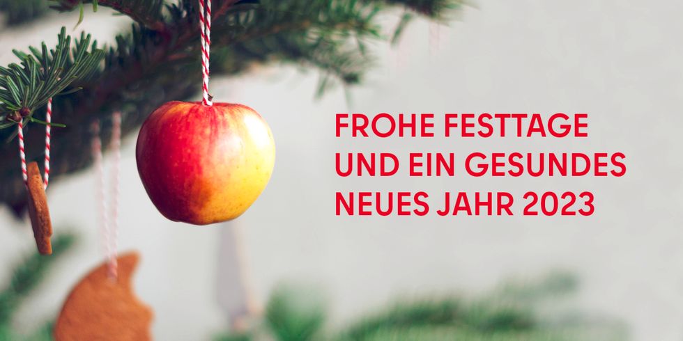 Tannenbaum mit Apfel