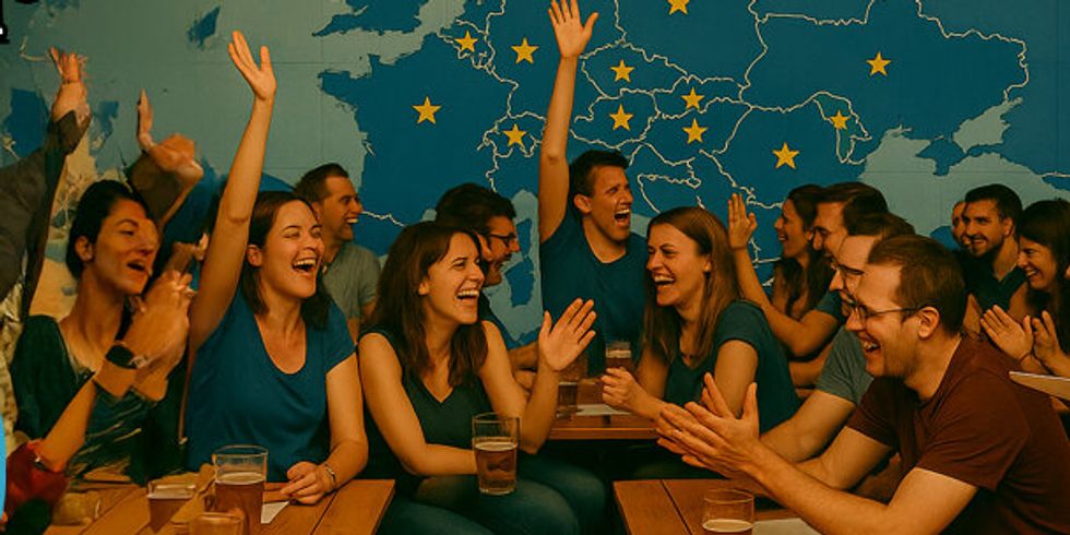 Werbebild zur EU-Quiznightshow 2025