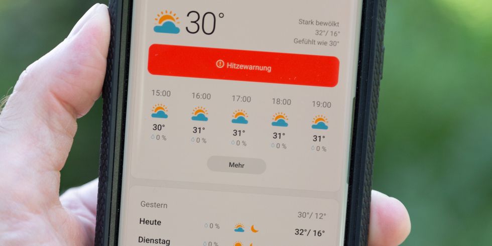 Hitzewarnung