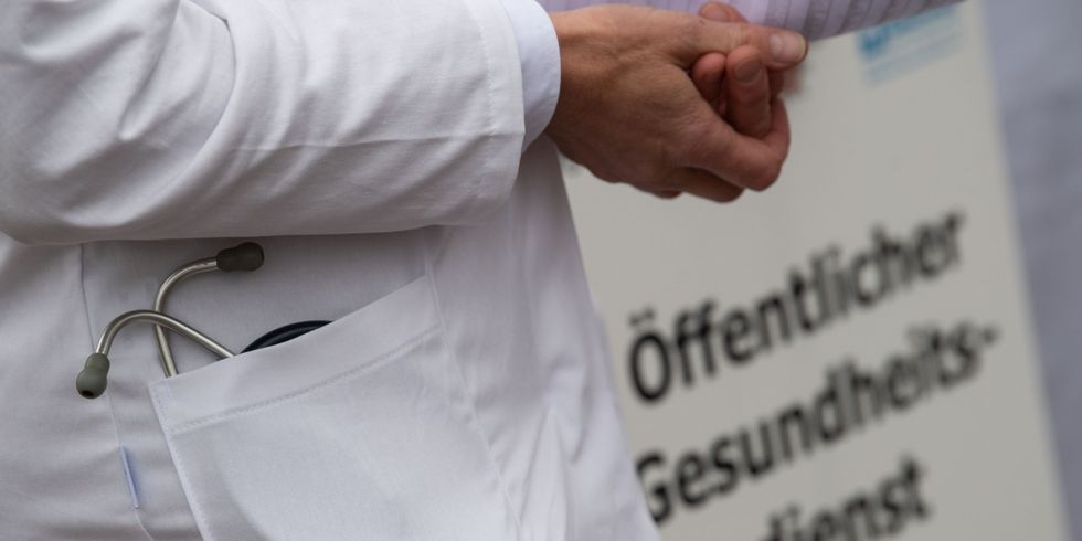 Ärzte im öffentlichen Gesundheitsdienst protestieren
