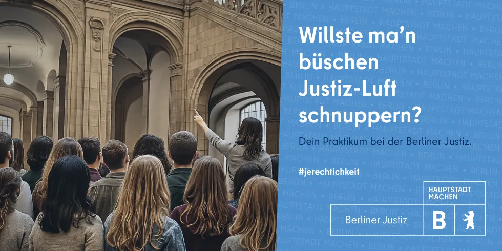 Website - Praktikum in der Berliner Justiz