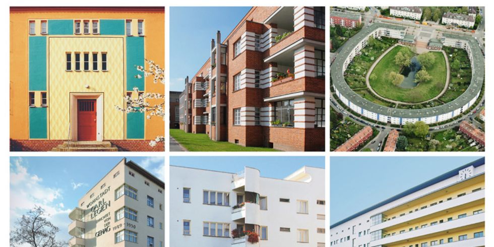 Postkarte der Welterbesiedlung der Berliner Moderne