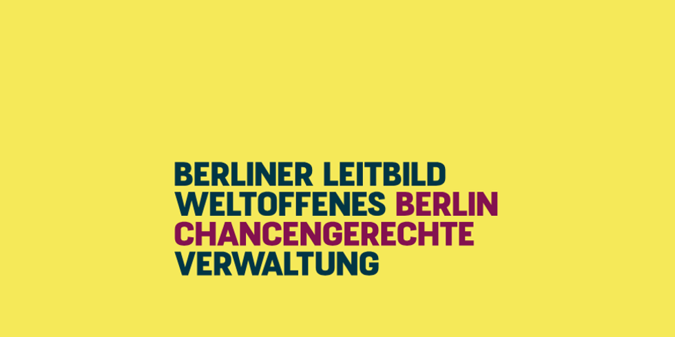 Logo zum Leitbild der Berliner Verwaltung