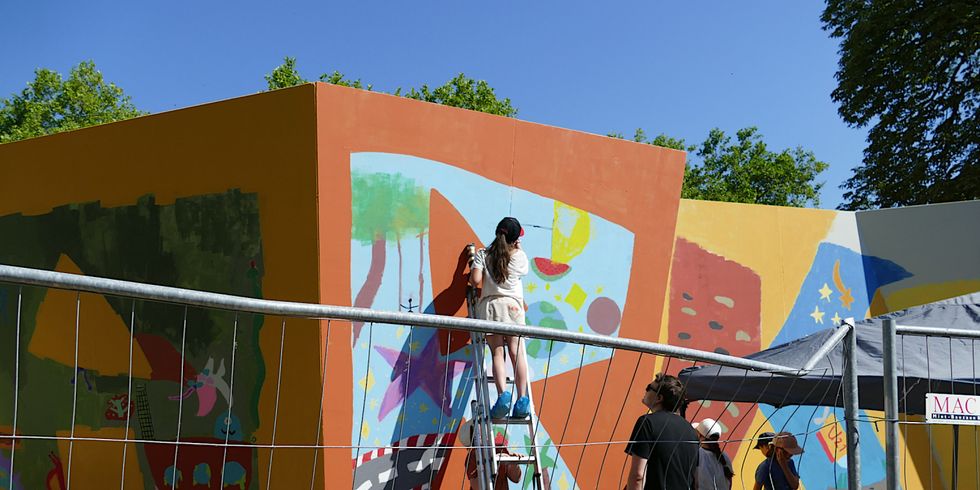 Spielplatz Gudrunstr Kidspark - Projektwoche