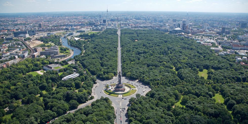 Blick über den Großen Tiergarten