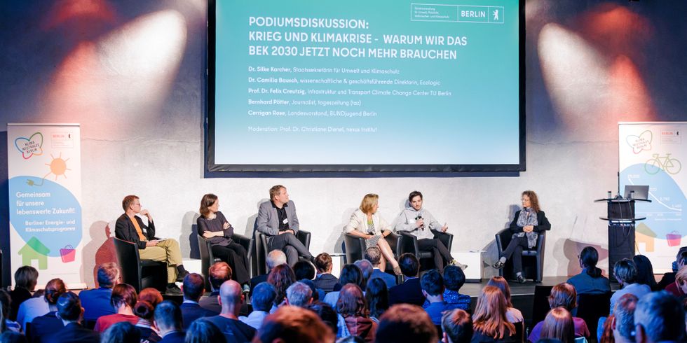 Abschlussveranstaltung des Berliner Energie- und Klimaschutzprogramm Weiterentwicklungsprozesses am 16.06.2022