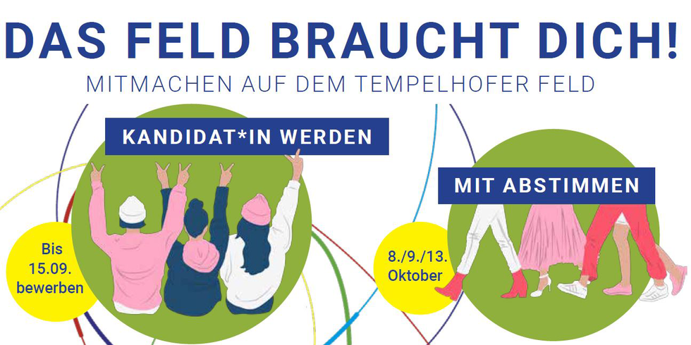 Aufruf zu den Neuwahlen der Feldkoordination Tempelhofer Feld