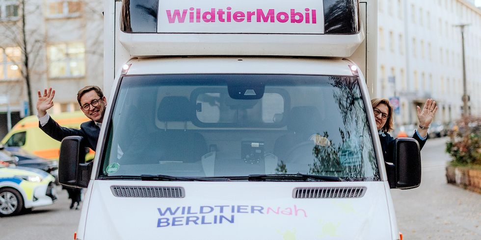 Wildtiermobil für das Netzwerk „Wildtiernah Berlin“