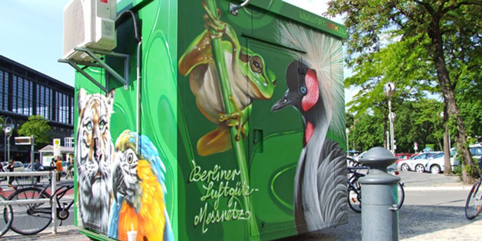 Luftgütemessstation am Zoo
