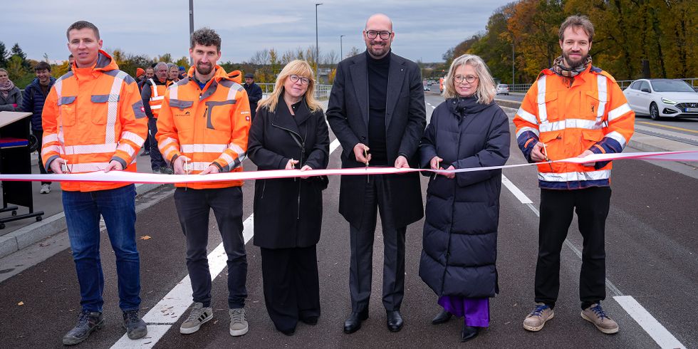 Verkehrsfreigabe für die Südliche Blumberger Damm Brücke in Marzahn-Hellersdorf