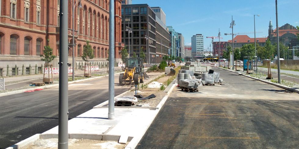Grunerstraße, Künftige Fahrbahn, 2022