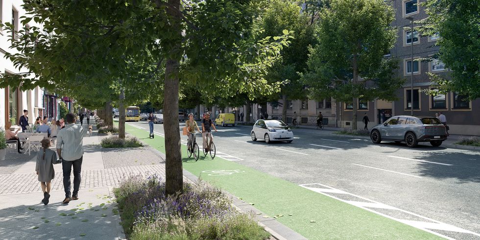 Visualisierung zur Erneuerung der Torstraße
