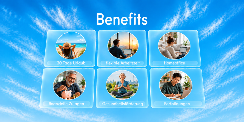 Was wir bieten - Benefits