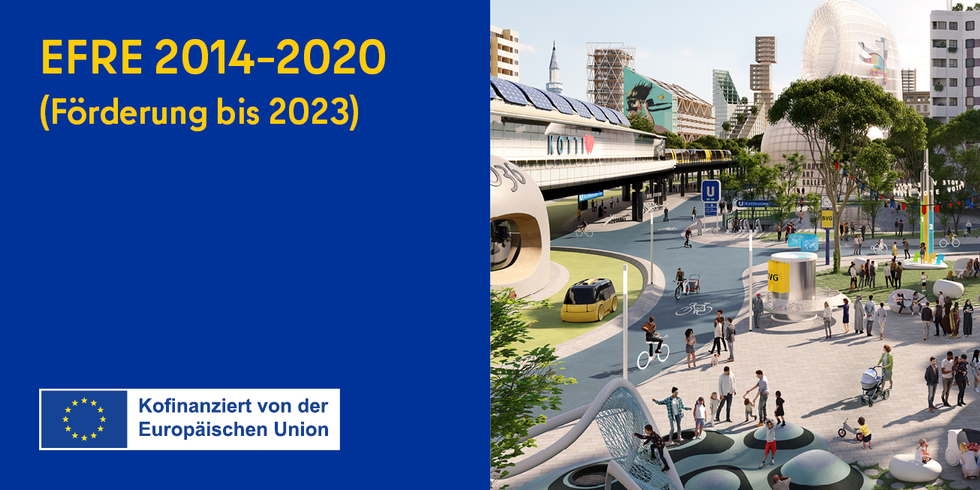 Digital erstelltes Bild zeigt einen Straßenausschnitt
