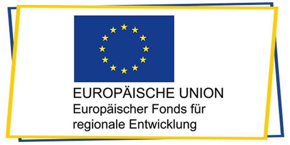 EU-Logo mit EFRE - Zusatz unten