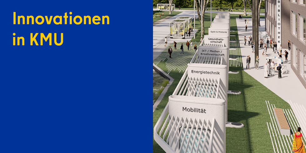 Digital erstelltes Bild zeigt ein Ausschnitt eines Bibliothekeingangs