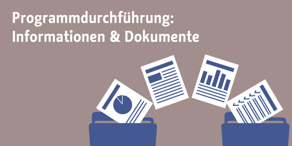 Illustration: Papiere landen von einem Ordner zum anderen Ordner