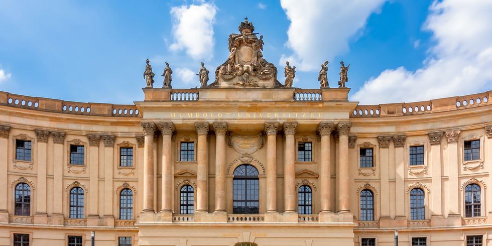 Law faculty of Humboldt University of Berlin on Bebelplatz square, Germany