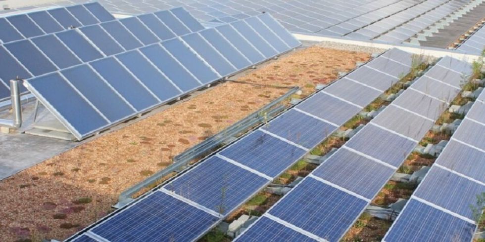 Solaranlage auf Dach
