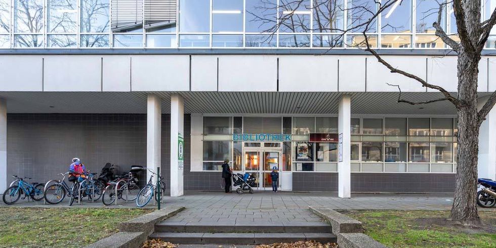 Eingangsbereich Egon-Erwin-Kisch-Bibliothek