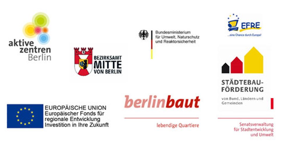 Städtebauförderung, aus dem Bund-Länder-Programm „Aktive Zentren“ Müllerstraße, dem Programm „Bibliothek im Stadtteil“ des Europäischen Fonds für Regionale Entwicklung