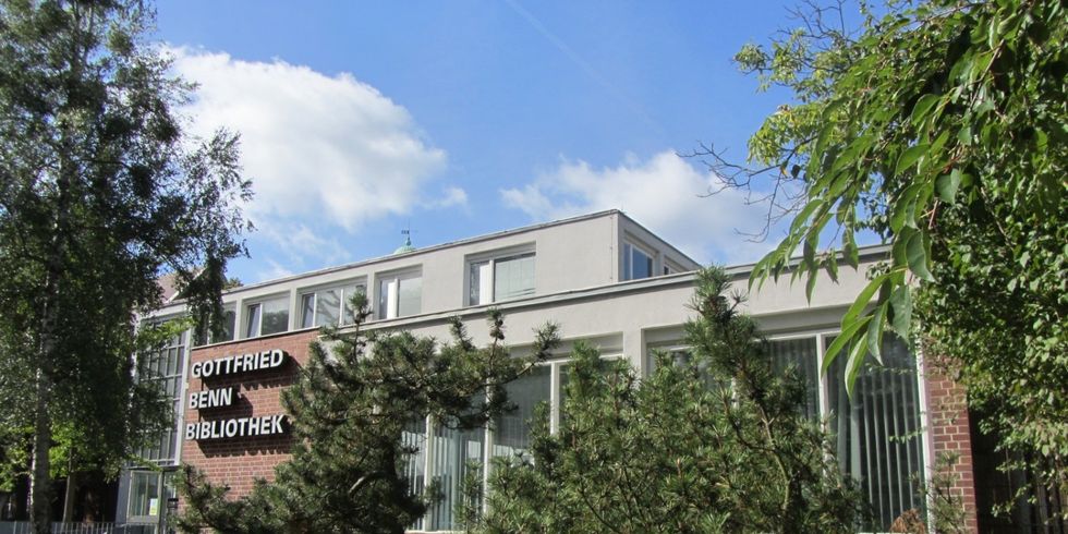 Frontansicht Gottfried-Benn-Bibliothek