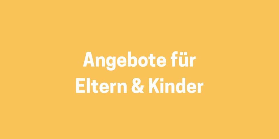 Webseite Banner - Banner für Angebote für Eltern und Kinder