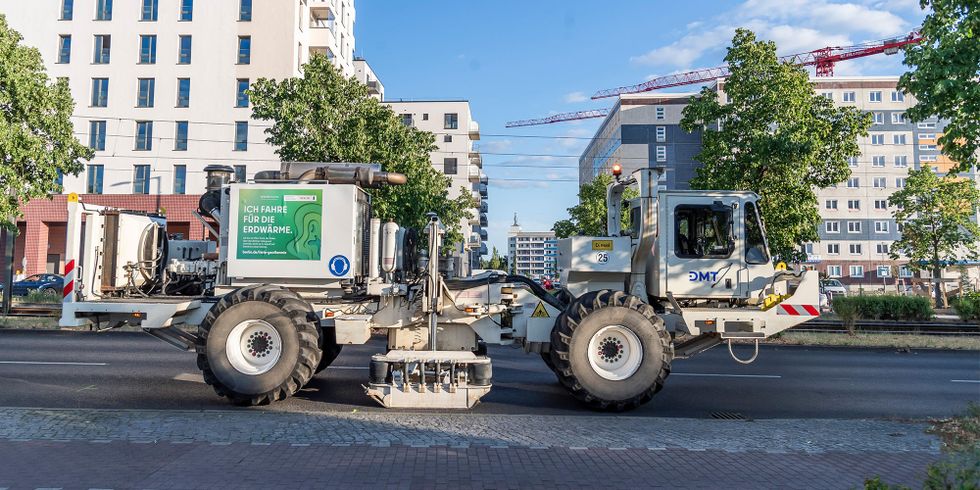Vibro-Truck im Einsatz