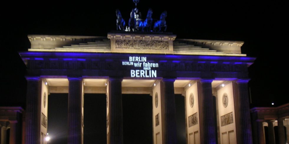 Das Brandenburger Tor während des Festival of Lights