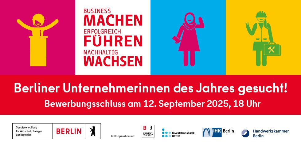 Visual Unternehmerinnenwettbewerb mit Deadline