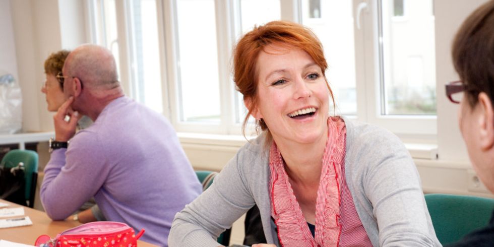 Im Sprachkurs an der Volkshochschule Pankow