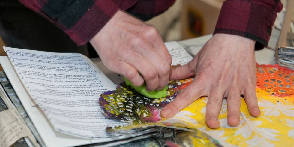 Ausschnitt aus dem Kurs Art Journaling