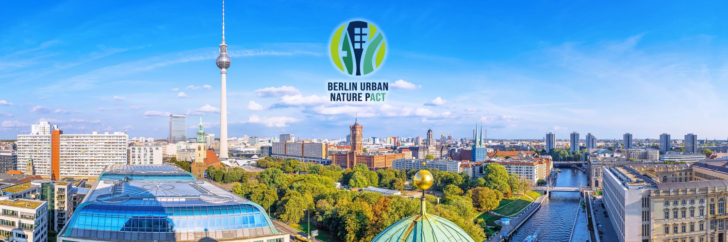 Berlin City East with Berlin Urban Nature Pact Logo