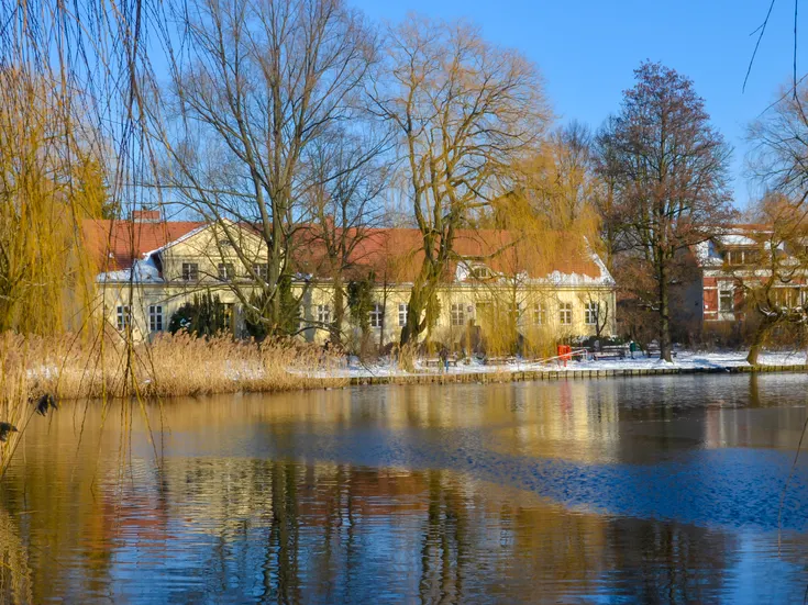 Gutshaus bei Lichtenrade im Winter