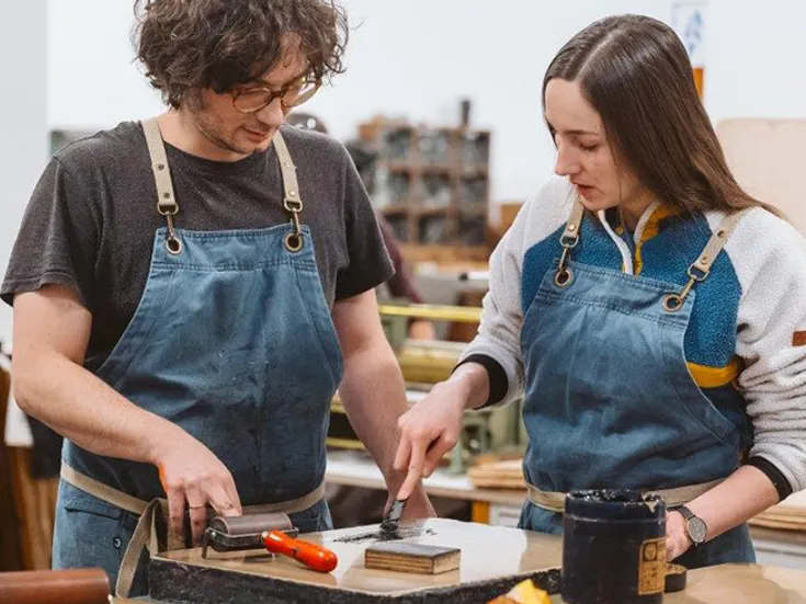 Drucktechniken mit Alberto Gobber und Mila Heberlein