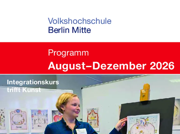 Programm der VHS Mitte – August bis Dezember 2026