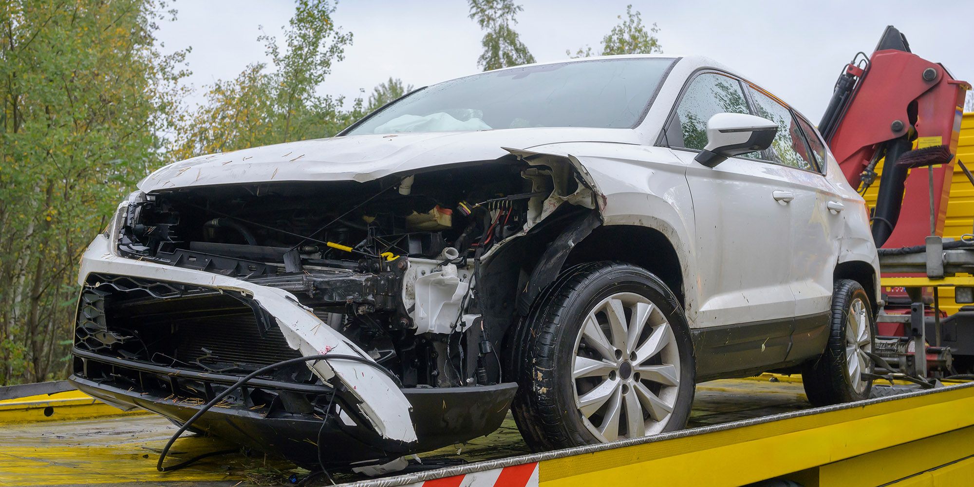 Frontschaden an einem Auto