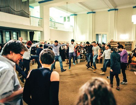 Syrischer Tanzabend im Sharehaus Refugio