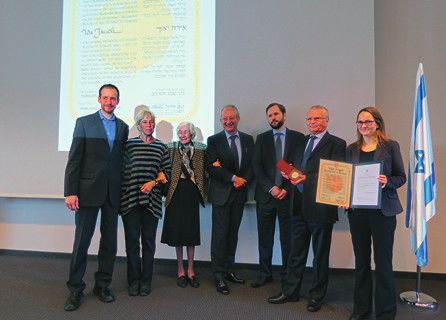 Die Ehrung für Ida Jauch im Funkhaus des Deutschlandradios