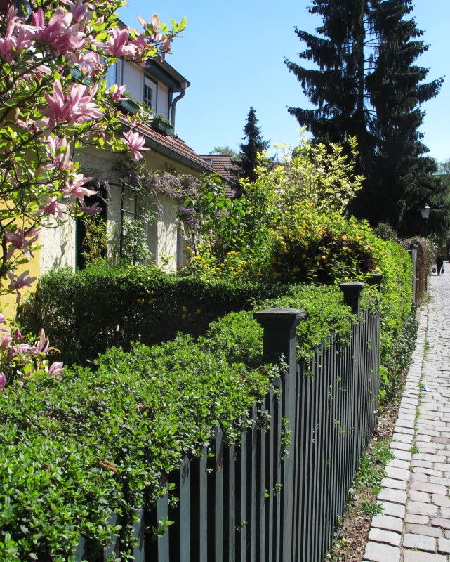 Die Kirchgasse des Böhmischen Dorfes