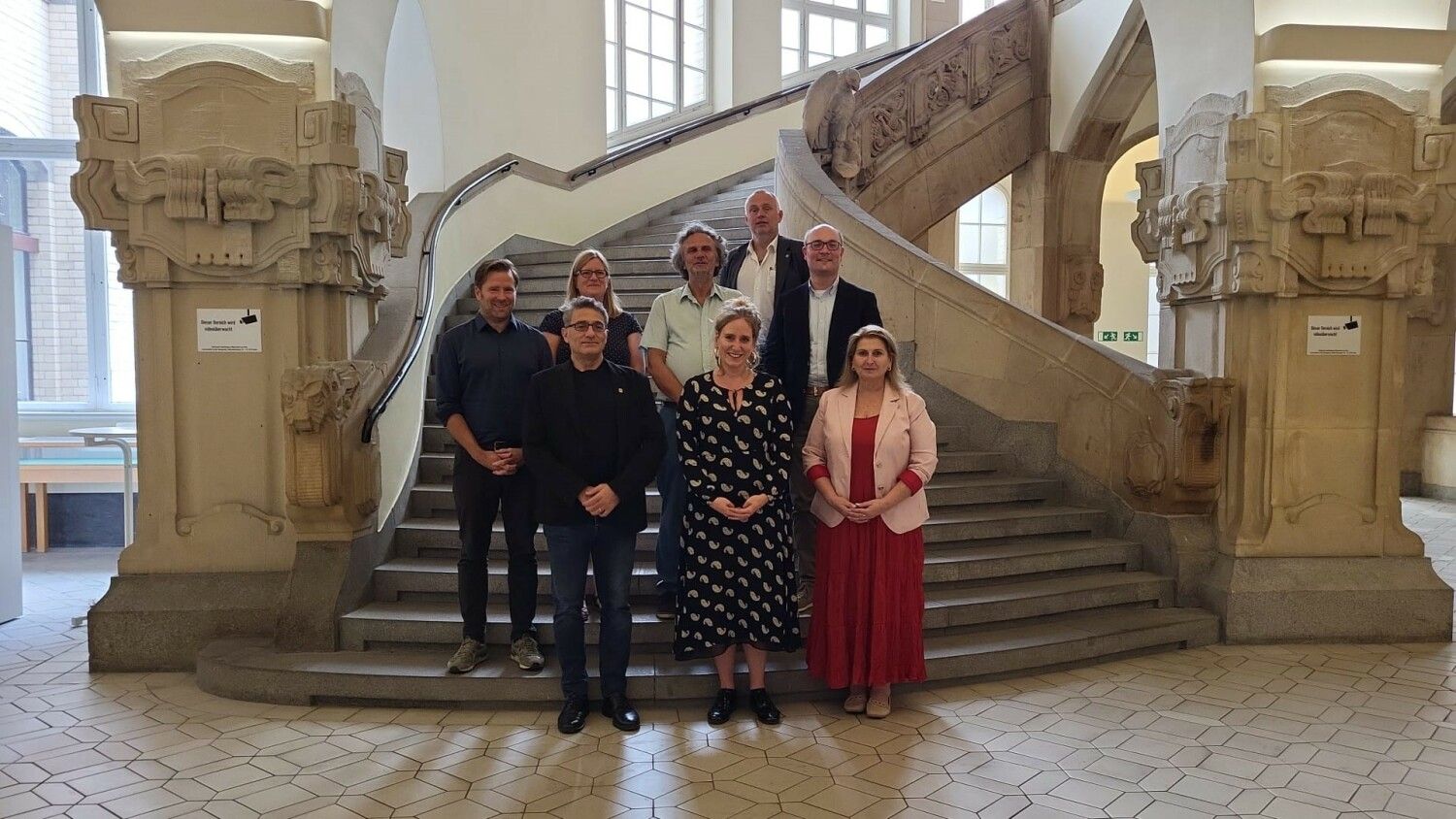 Eine Delegation aus Karmiel im Rathaus.
