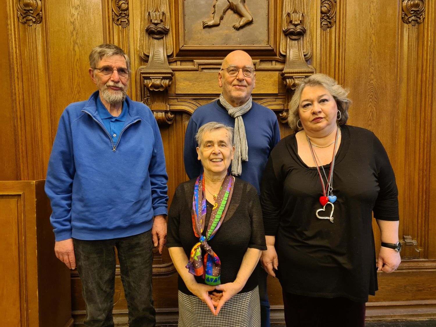Der neue Vorstand: (v.l.) Dr. Norbert Jacob, Marion Halten-Bartels, Axel Neukum, Jutta Riemann