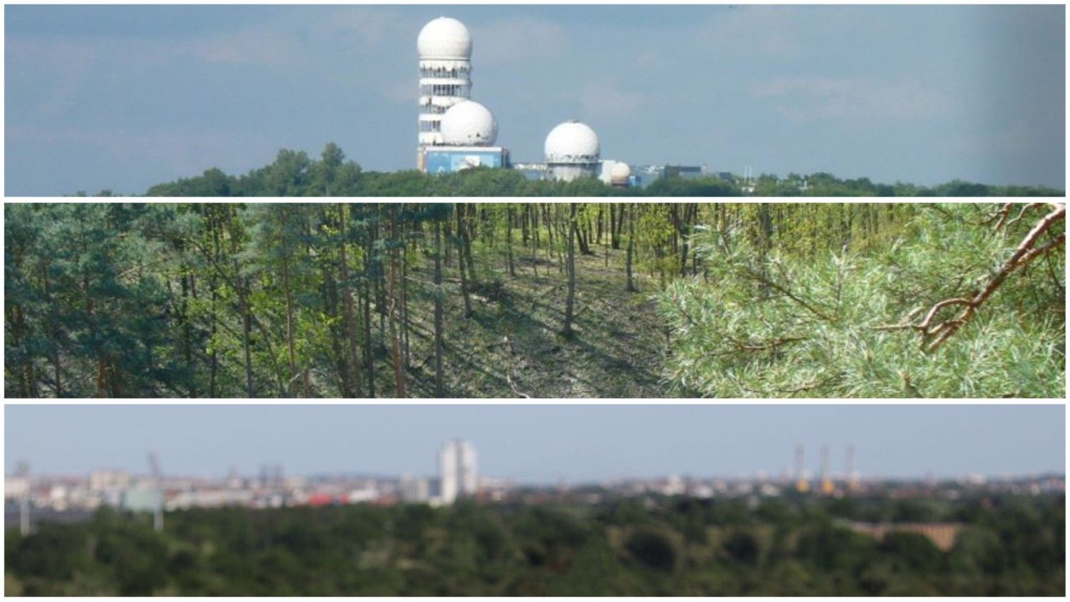 Berge im Bezirk Collage