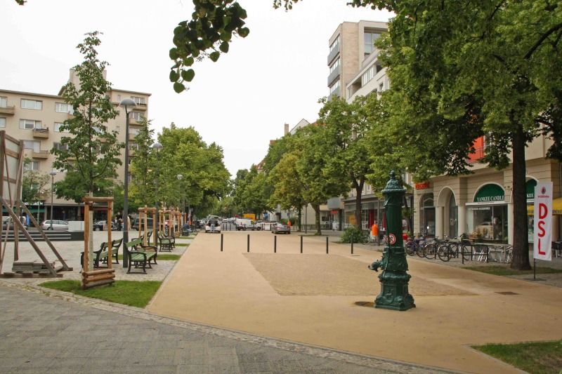 Die Boule-Bahn am Lehniner Platz, 14.6.2012