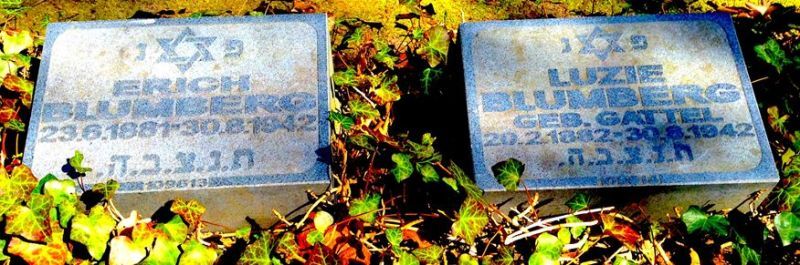 Erich und Lucie Blumbergs Grab auf dem Jüdischen Friedhof Weißensee (Bild: Florence Springer-Moehl)