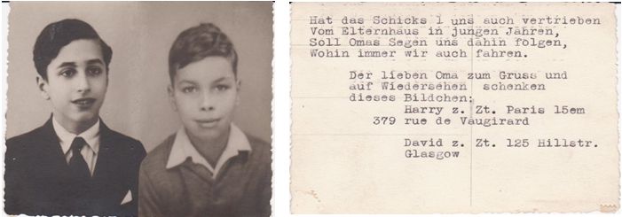 Fotomontage Harry und David Mastbaum