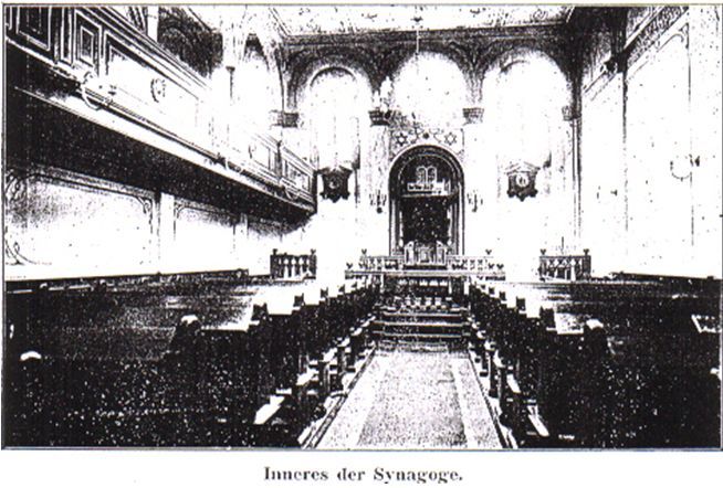Inneres der Synagoge