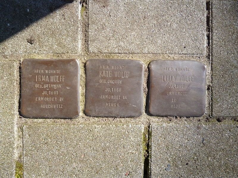 Stolpersteine auf dem ehemaligen Gut Jägerslust, Flensburg