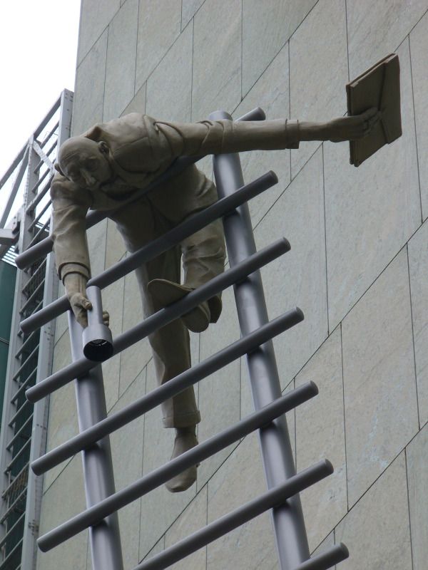 Die oberste Figur auf der Karriereleiter (Ausschnitt), 4.3.2008