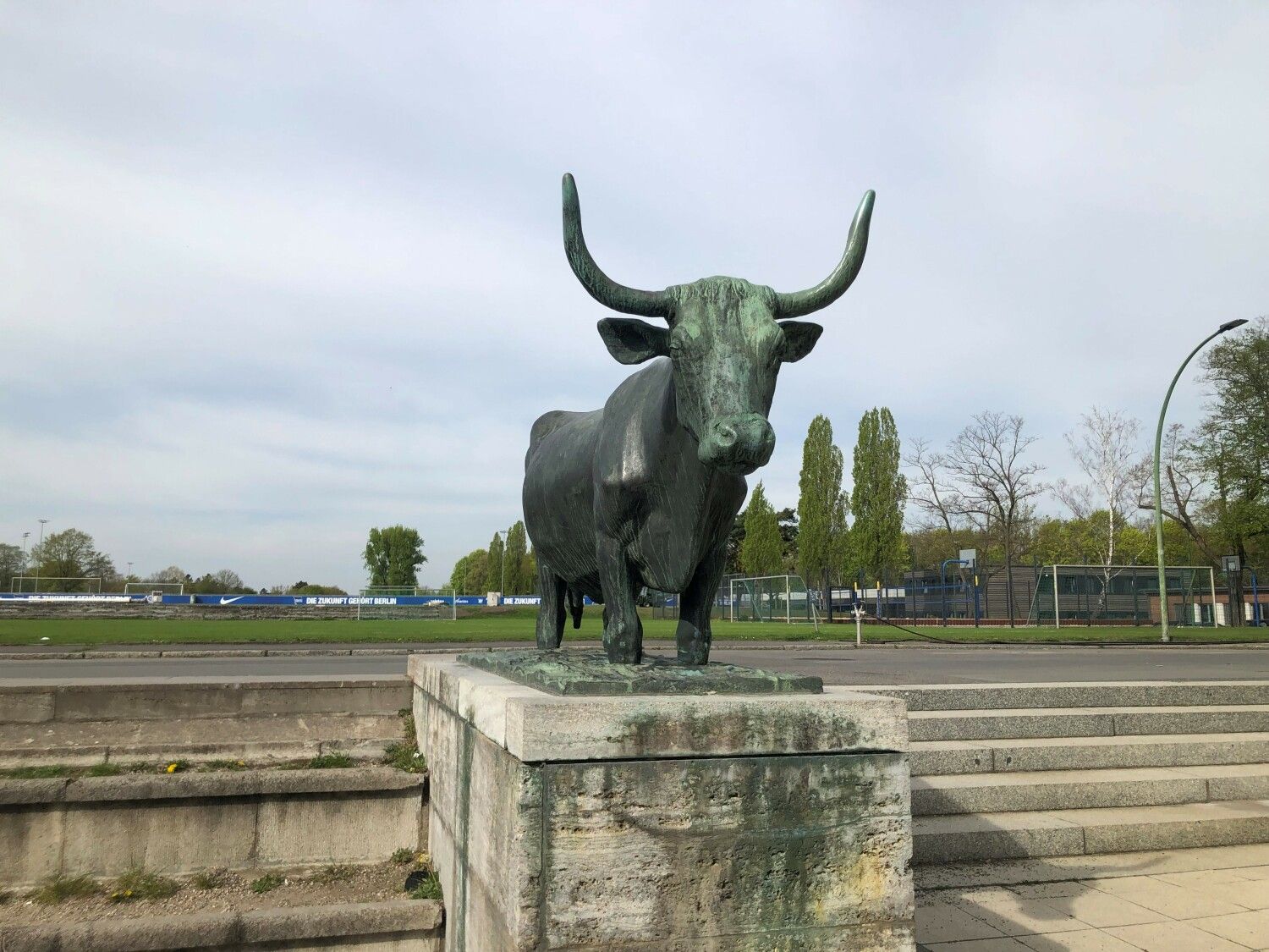 Skulptur Kuh Jahnplatz